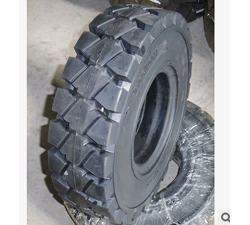 黑色加強(qiáng)型高彈性叉車實芯輪胎